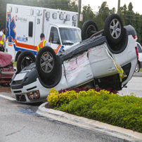 Fatal Car Accident Involving Overturned Car Occurs in Seaford