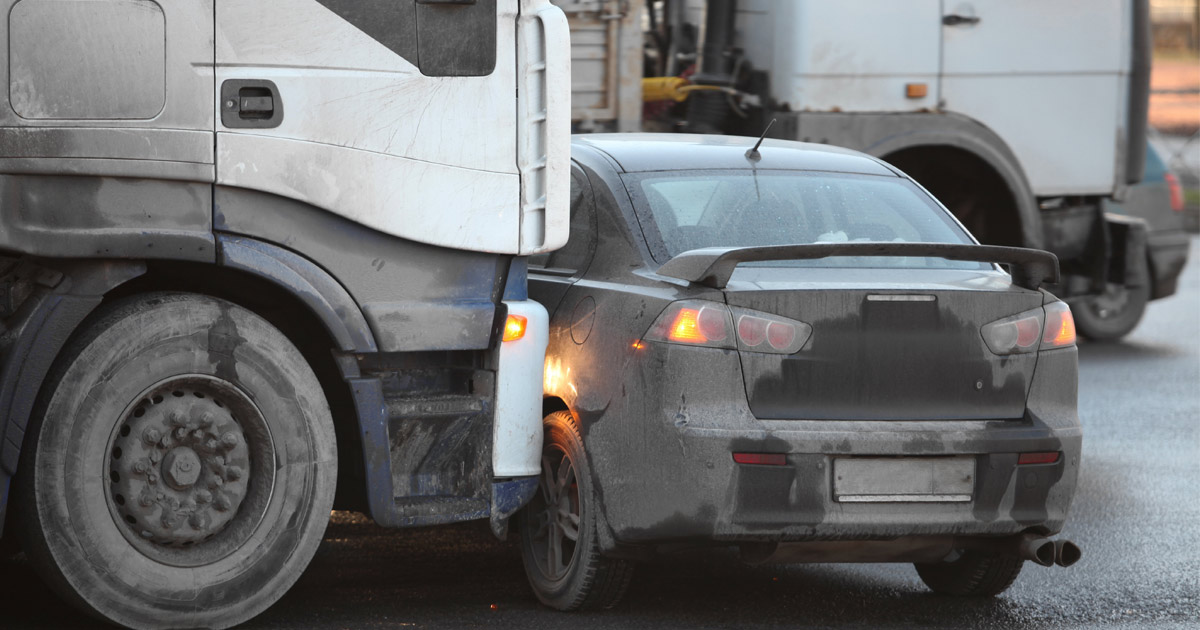 truck car crash